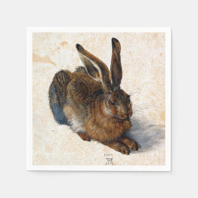 Guardanapo De Papel Albrecht Dürer Young Hare (Frente)