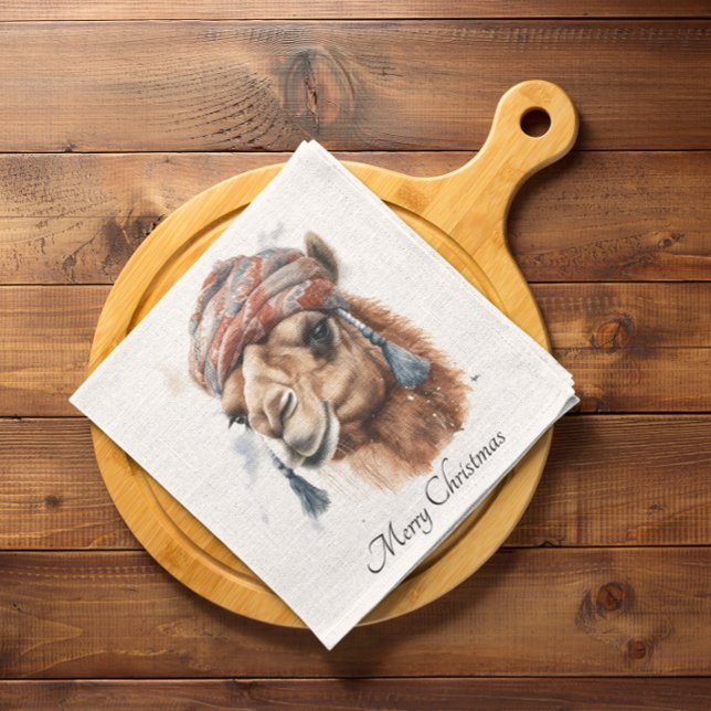 Guardanapo De Papel Alegria de Natal do Deserto, personalizada (Criador carregado)