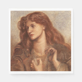 Guardanapo De Papel Alexa Wilding (Jovem Elegante Com Cabelo Vermelho)