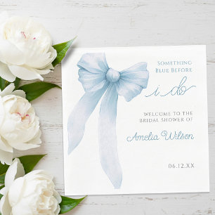 Guardanapo De Papel Algo Azul Antes de Eu Me Casar Chá de Noiva