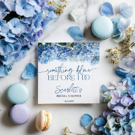 Guardanapo De Papel Algo Azul Antes de Fazer Hidrangea Azul Nupcial