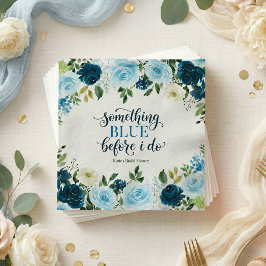 Guardanapo De Papel Algo Azul Antes de Fazer o Bridal Show Floral da M