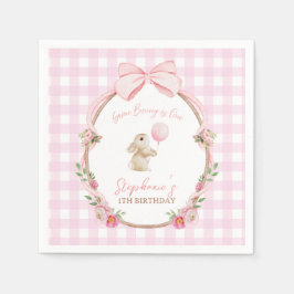 Guardanapo De Papel Algum Coelhinho é Um Coelho de Primeiro Aniversári