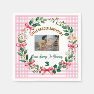 Guardanapo De Papel Algum Coelhinho Está Fazendo Aniversário Coelhinho