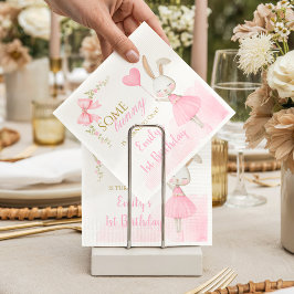 Guardanapo De Papel Algum Coelhinho está Fazendo Um 1º Aniversário, la