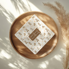 Guardanapo De Papel Alguns coelhos estão no caminho do Chá de fraldas 