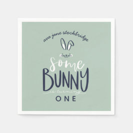 GUARDANAPO DE PAPEL ALGUNS NAPKINS DE FESTA DE ANIVERSÁRIO BUNNY