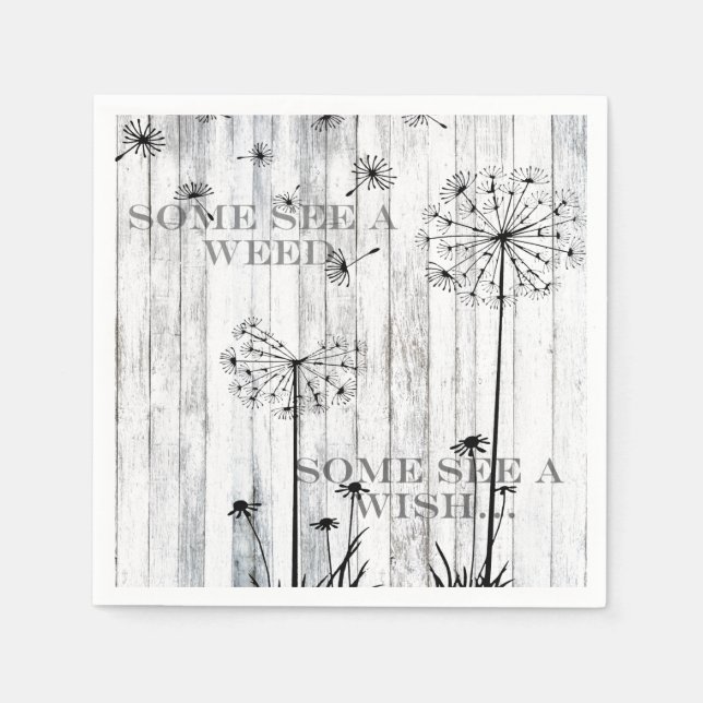 Guardanapo De Papel Alguns Veem Uma Febre (Frente)