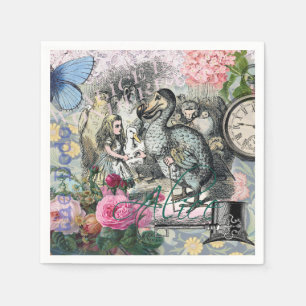 Guardanapo De Papel Alice Classic Wonderland Dodo Arte Tenniel