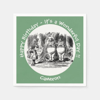 Guardanapo De Papel Alice no País das Maravilhas