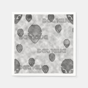 Guardanapo De Papel Alienígena Acredita