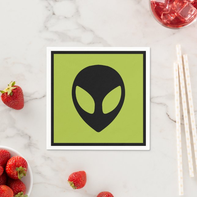Guardanapo De Papel Alienígena espacial Sci Fi Coctail extraterrestre (Insitu)