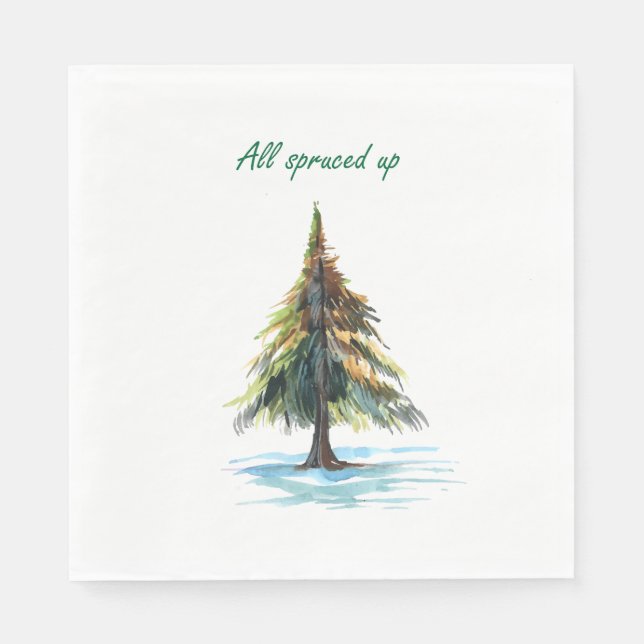 Guardanapo De Papel All spruced up (Frente)