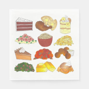 Guardanapo De Papel Alma Comida favorita Foodie Southern BrunLunch