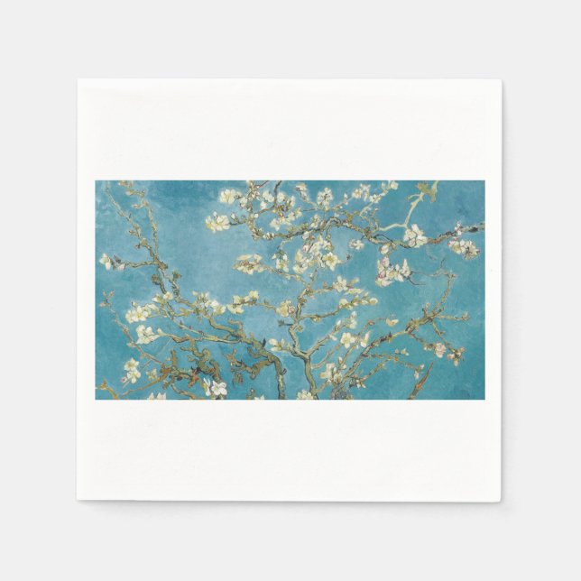 Guardanapo De Papel Almond Blossom by Vincent van Gogh (Frente)