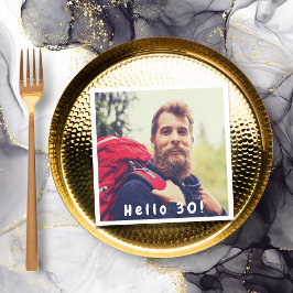 Guardanapo De Papel Alô de aniversário de 30 anos, 30 homens caras