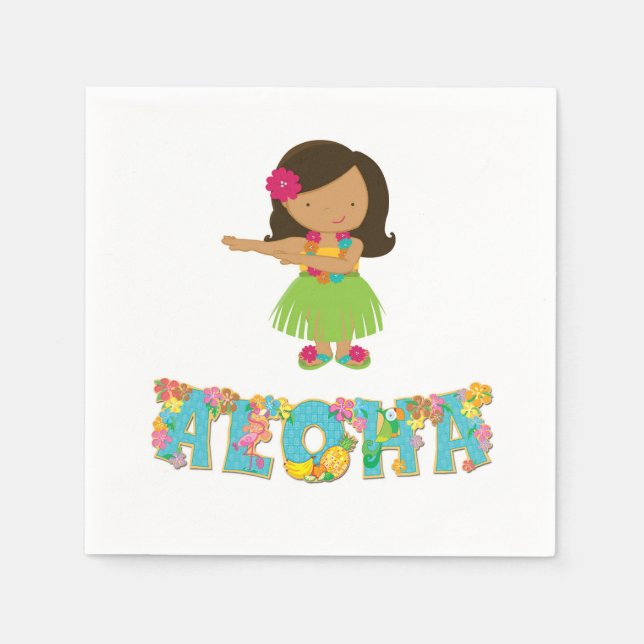 Guardanapo De Papel Aloha (Frente)