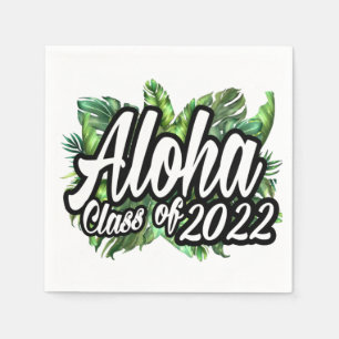Guardanapo De Papel Aloha Graduação Classe do Partido Luau 2022