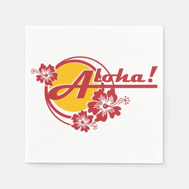 Guardanapo De Papel Aloha Paper Napkins (Frente)