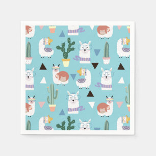 Guardanapo De Papel Alpaca/Llama