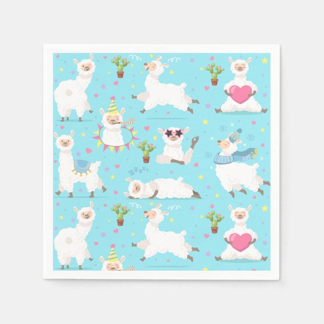 Guardanapo De Papel Alpaca/Llama Napkins (Frente)