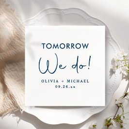 Guardanapo De Papel Amanhã Realizamos O Ensaio De Janta De Napkins