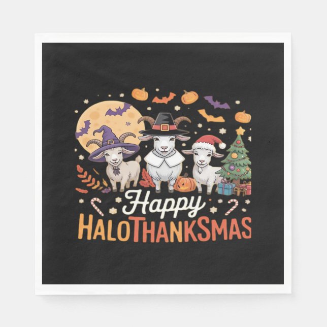 Guardanapo De Papel Amantes de os animais Proprietários Felizes Hallot (Frente)