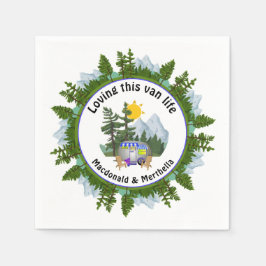 Guardanapo De Papel AMAR ESTA VIDA VAN, O AJUSTAMENTO DE CARAVAN Perso