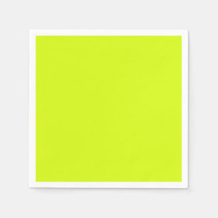 Guardanapo De Papel  Amarelo Chartreuse (cor sólida) 