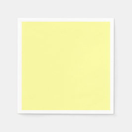 Guardanapo De Papel Amarelo claro sólido mudo