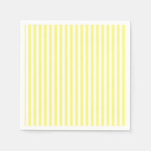 Guardanapo De Papel Amarelo e branco com distribuição personalizada