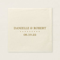 Amarelo | Papel de Monograma de Casamento Personal