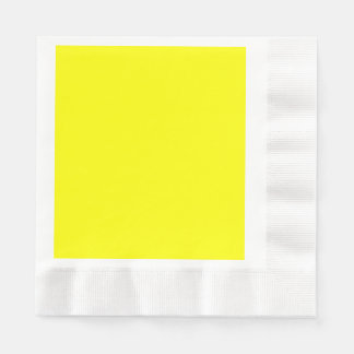 Guardanapo de papel amarelo para almoço