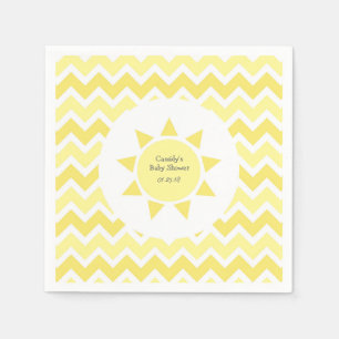 Guardanapo De Papel Amarelo você é meu partido do tema da luz do sol