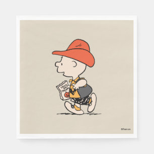 Guardanapo De Papel Amendoins Charlie Brown Cowboy Halloween