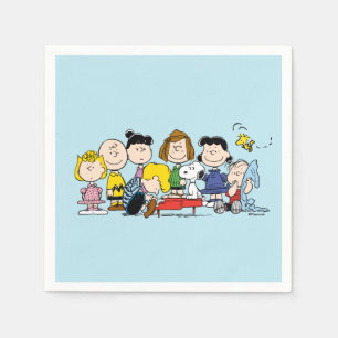 Guardanapo De Papel Amendoins Charlie Brown e Turma