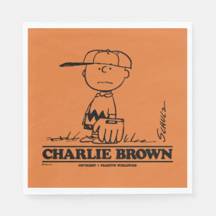 Guardanapo De Papel Amendoins Charlie Brown Jogando Bola