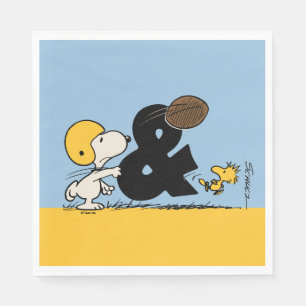 Guardanapo De Papel Amendoins Futebol Snoopy & Woodstock