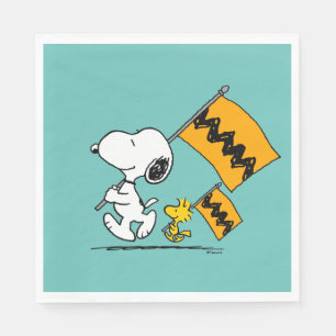 Guardanapo De Papel Amendoins Sinalizadores de Snoopy & Woodstock