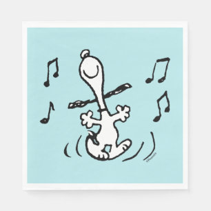 Guardanapo De Papel Amendoins  Snoopy Dancing