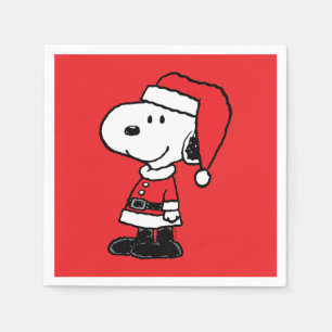 Guardanapo De Papel Amendoins Snoopy Papai Noel