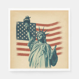 Guardanapo De Papel America 250 Years Liberty Patriotic Celebration