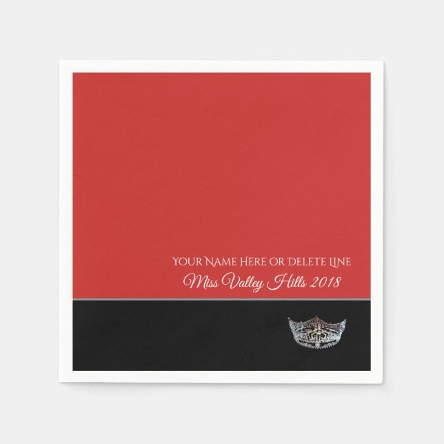 Guardanapo De Papel América Silver Crown Paper Napkins (Frente)