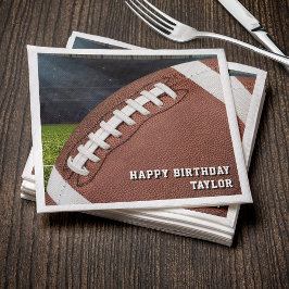 Guardanapo De Papel American Football Boys Feliz Festa de Aniversário