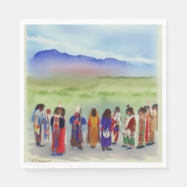 Guardanapo De Papel American Indian Celebration Paper Napkins