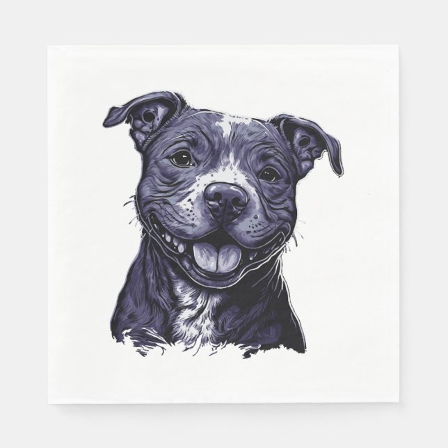Guardanapo De Papel American Staffordshire Terrier    (Frente)