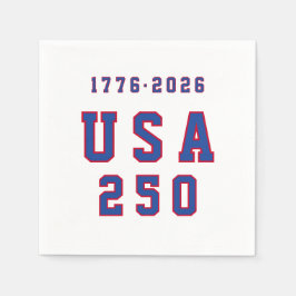 Guardanapo De Papel America's 250th Anniversary USA 250 1776 2026