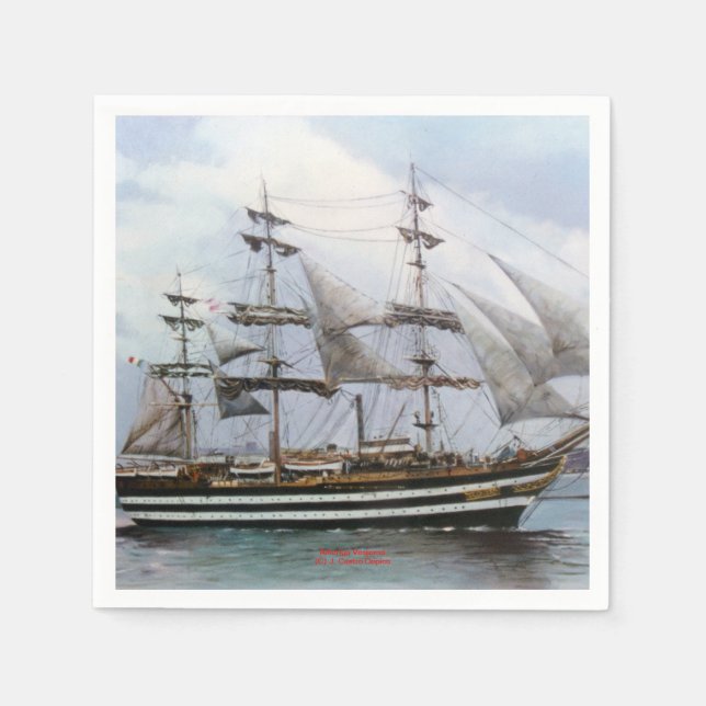 Guardanapo De Papel Amerigo Vespucci (Frente)
