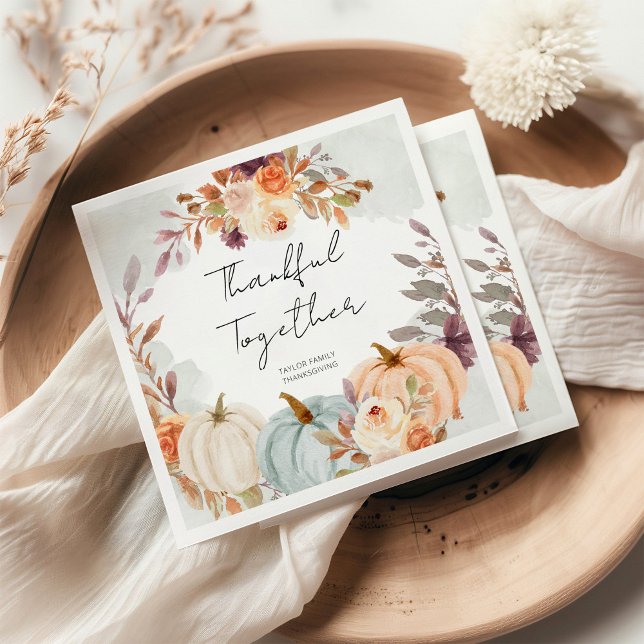 Guardanapo De Papel Amigos de Ação de Graças Jantando (Criador carregado)