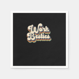 Guardanapo De Papel Amigos de Trabalho Besties de Trabalho Corresponde